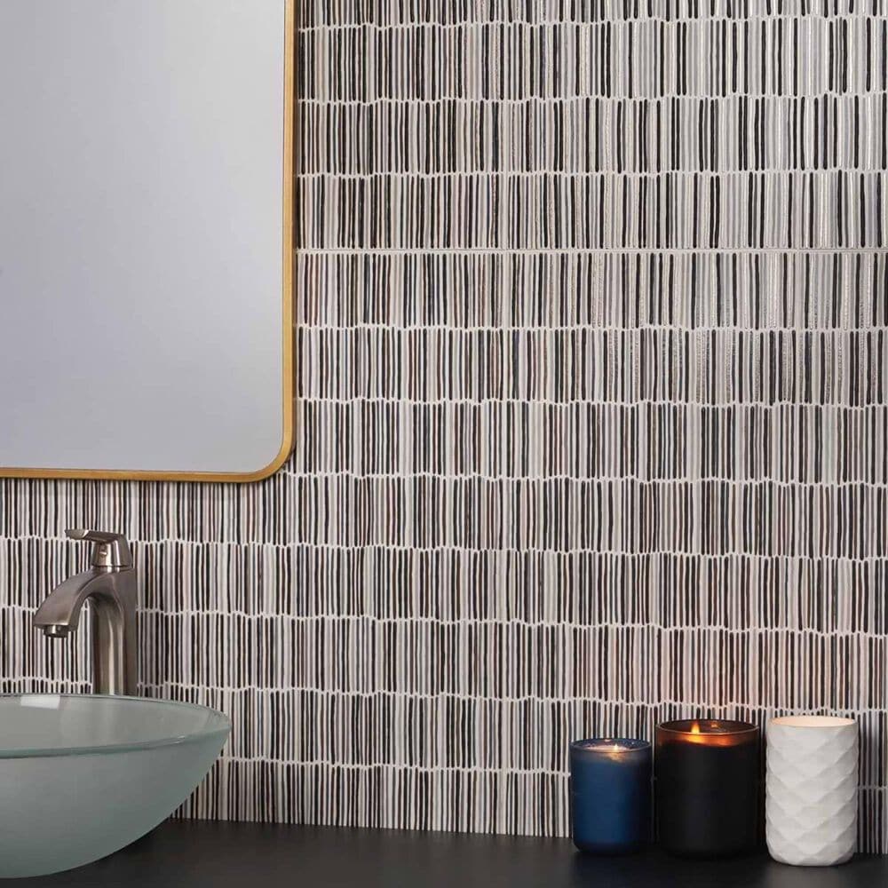 Soho Studio Shangai White 12" x 24" Porcelain Tile, , large