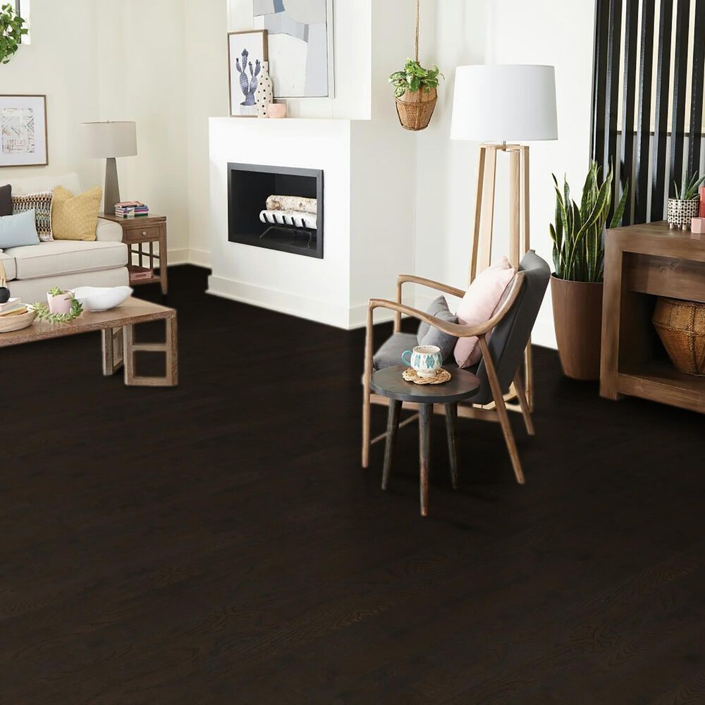 Hartco Prime Harvest Mocha High Gloss White Oak 5&quot; Solid Hardwood, , large