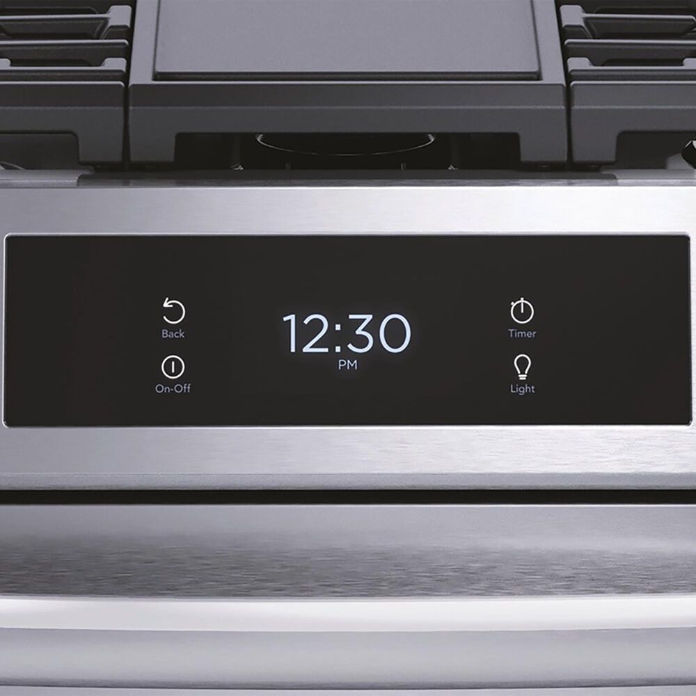 Frigidaire Gallery 2-Piece Kitchen Package with 6 Cu. Ft. Gas Range and 30" Over-The-Range Microwave in Stainless Steel, , large
