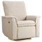 Baby Appleseed Anza Manual Swivel Glider Recliner in Taupe, , large