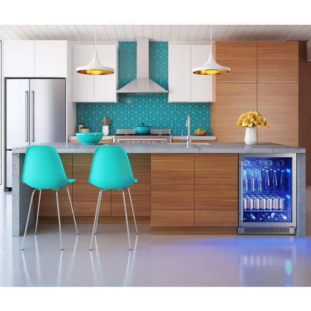 Zephyr Brisas by Zephyr 24" Single Zone Beverage Cooler with PreciseTemp in Stainless Steel, , large