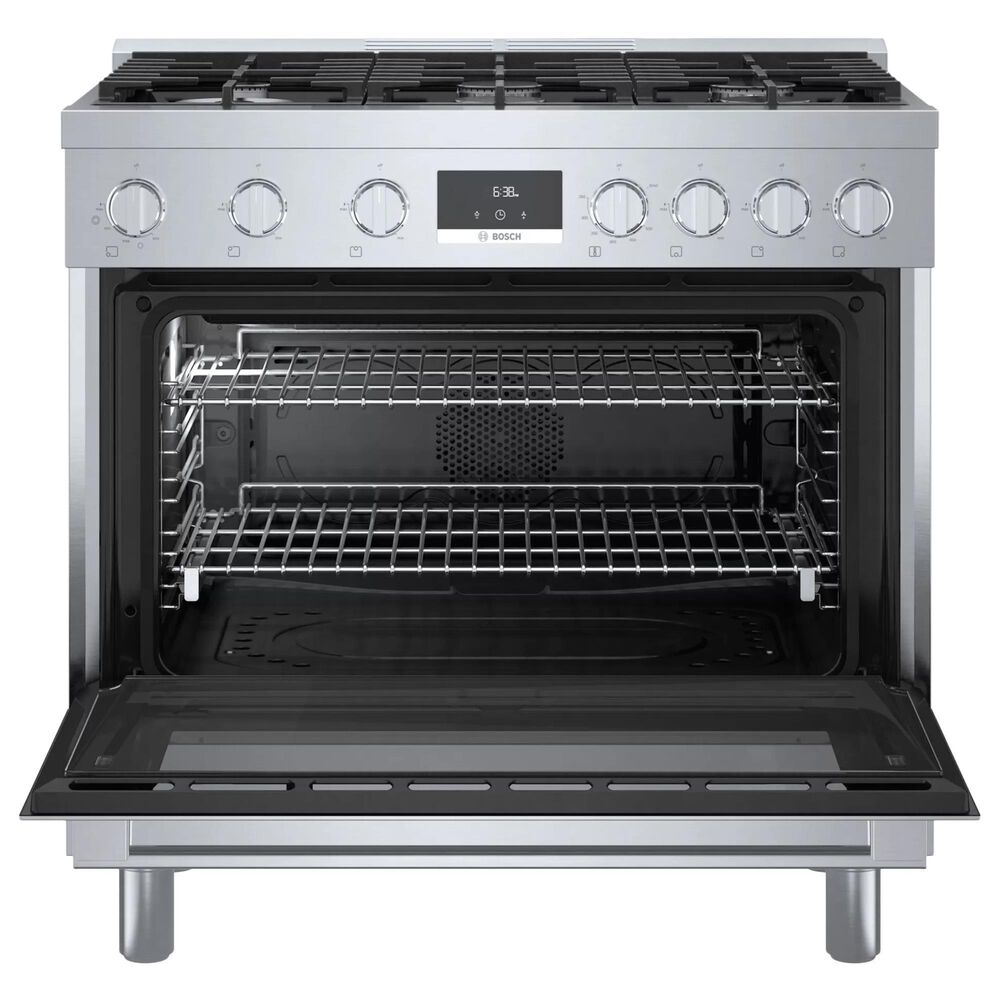 Bosch 3.4 Cu. Ft. Freestanding Gas Range with Convection in Stainless Steel, , large
