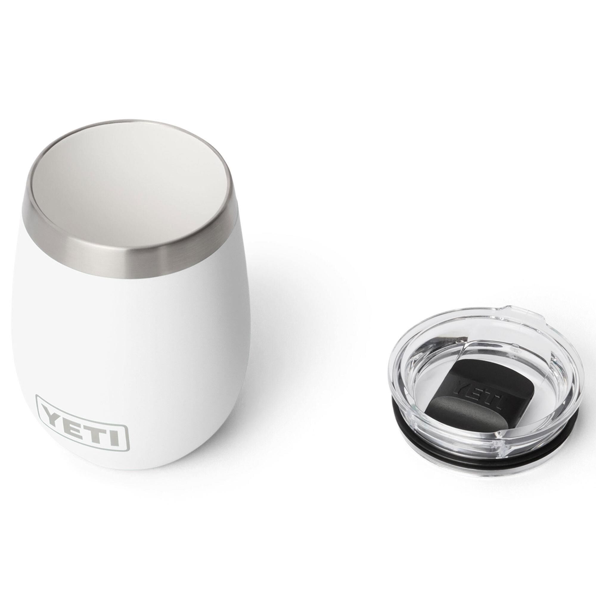 YETI Rambler 10 Oz Wine Tumbler with MagSlider Lid in White