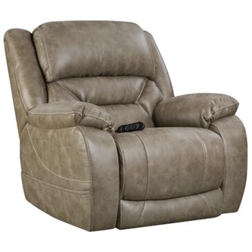 HomeStretch Enterprise Power Wall-Saver Recliner in Mushroom, , large