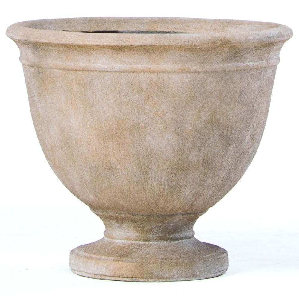 Alfresco Home Delfina Large Patio Urn in Tallow, , large