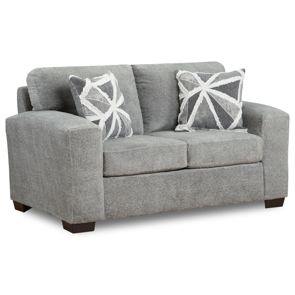 Arapahoe Home Stationary Loveseat in Posh Grey, , large
