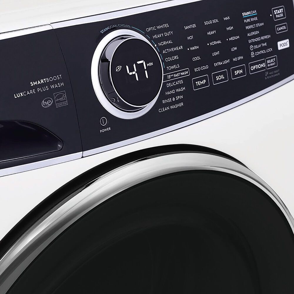 Electrolux 4.5 Cu. Ft. Front Load Washer and 8.0 Cu. Ft. Gas Dryer Laundry Pair in White, , large