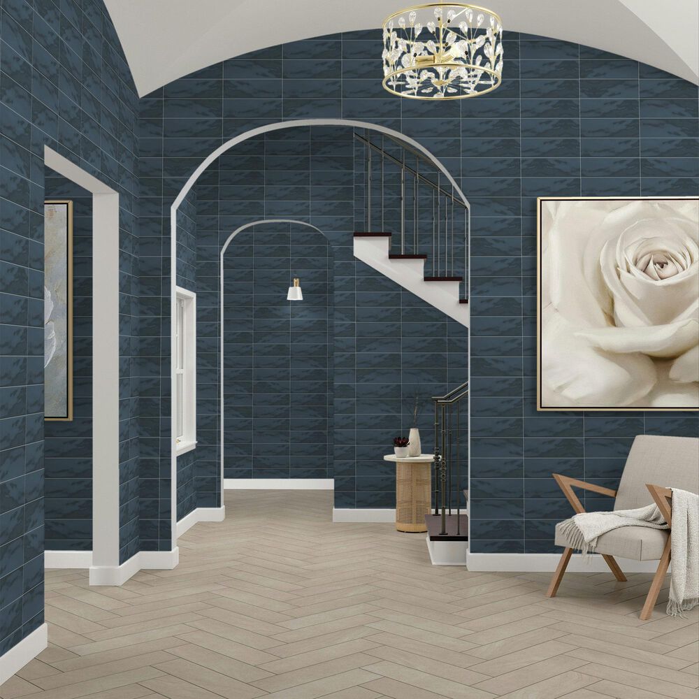 Dal-Tile Mythology Titan 4&quot; x 12&quot; Undulated Ceramic Tile, , large