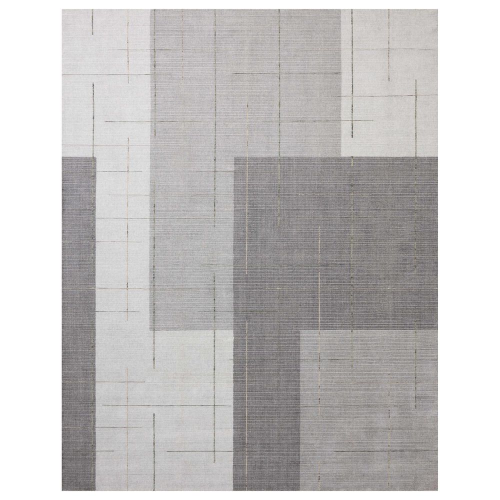 Loloi Alistair Grey and Olive 9"6" x 13"6" Area Rug, , large