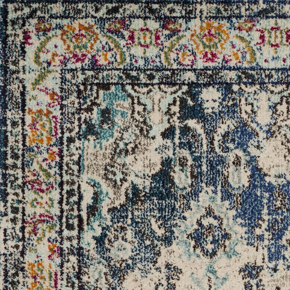 Safavieh Monaco MNC243N-3SQ 3&#39; x 3&#39;  Navy/Light Blue Square Rug, , large
