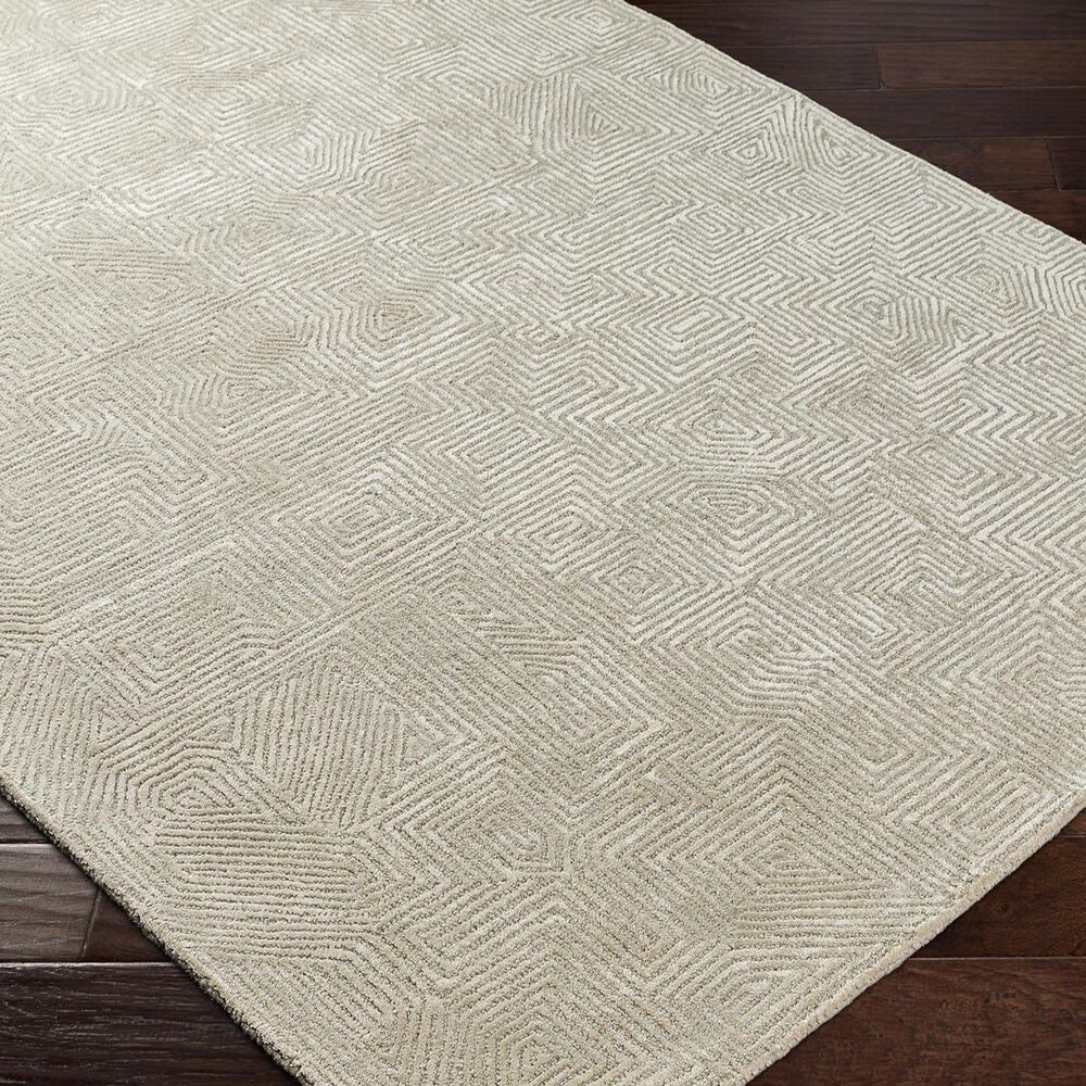Surya Addison 8&#39; x 10&#39; Light Gray and Cream Area Rug, , large