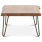 Home Trends & Design Vail Coffee Table in Walnut and Antique Zinc, , large