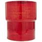 Maple and Jade Glass Modern Accent End Table in Red, , large