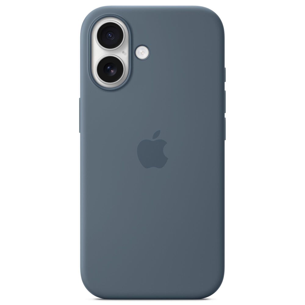 Apple Silicone Case with MagSafe for iPhone 17 in Anchor Blue, , large