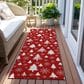 Dalyn Rug Company Wonderland WN23 2"3" x 7"6" Red Indoor/Outdoor Runner, , large