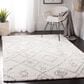 Safavieh Parma Shag PMA583A 4" x 6" Cream and Grey Area Rug, , large