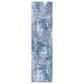 Safavieh Aston  2" x 7" Navy and Gray Runner, , large