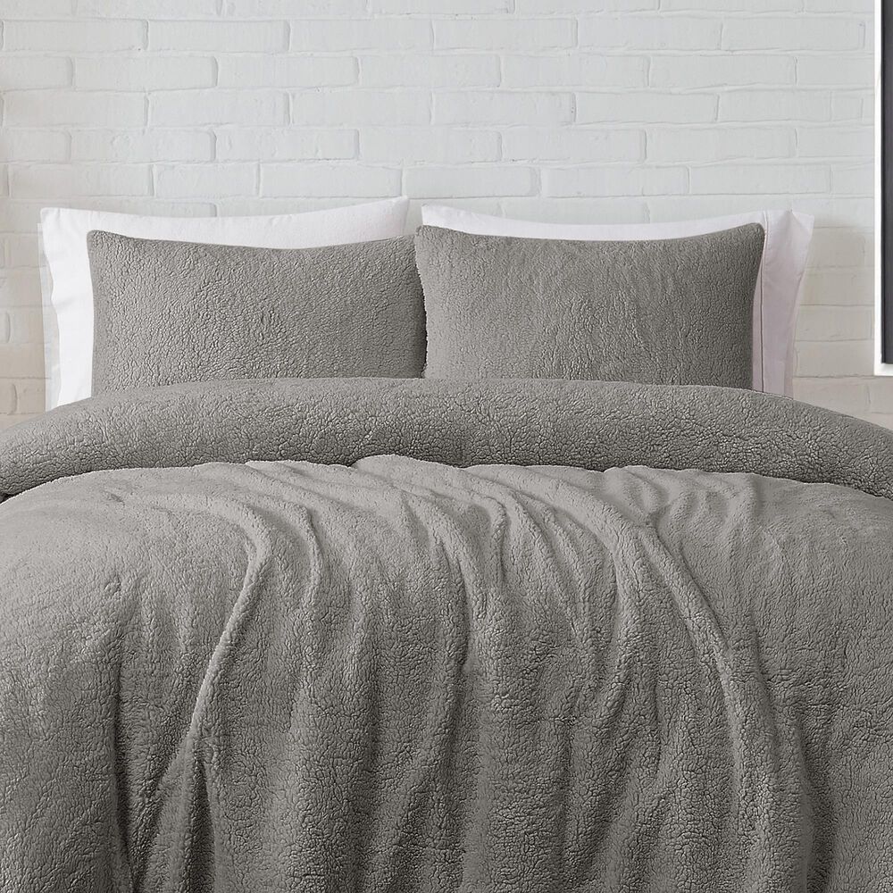 Pem America Marshmallow 3-Piece King Comforter Set in Grey, , large