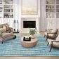 Dalyn Rug Company Amador 9" x 12" Sky Indoor/Outdoor Area Rug, , large