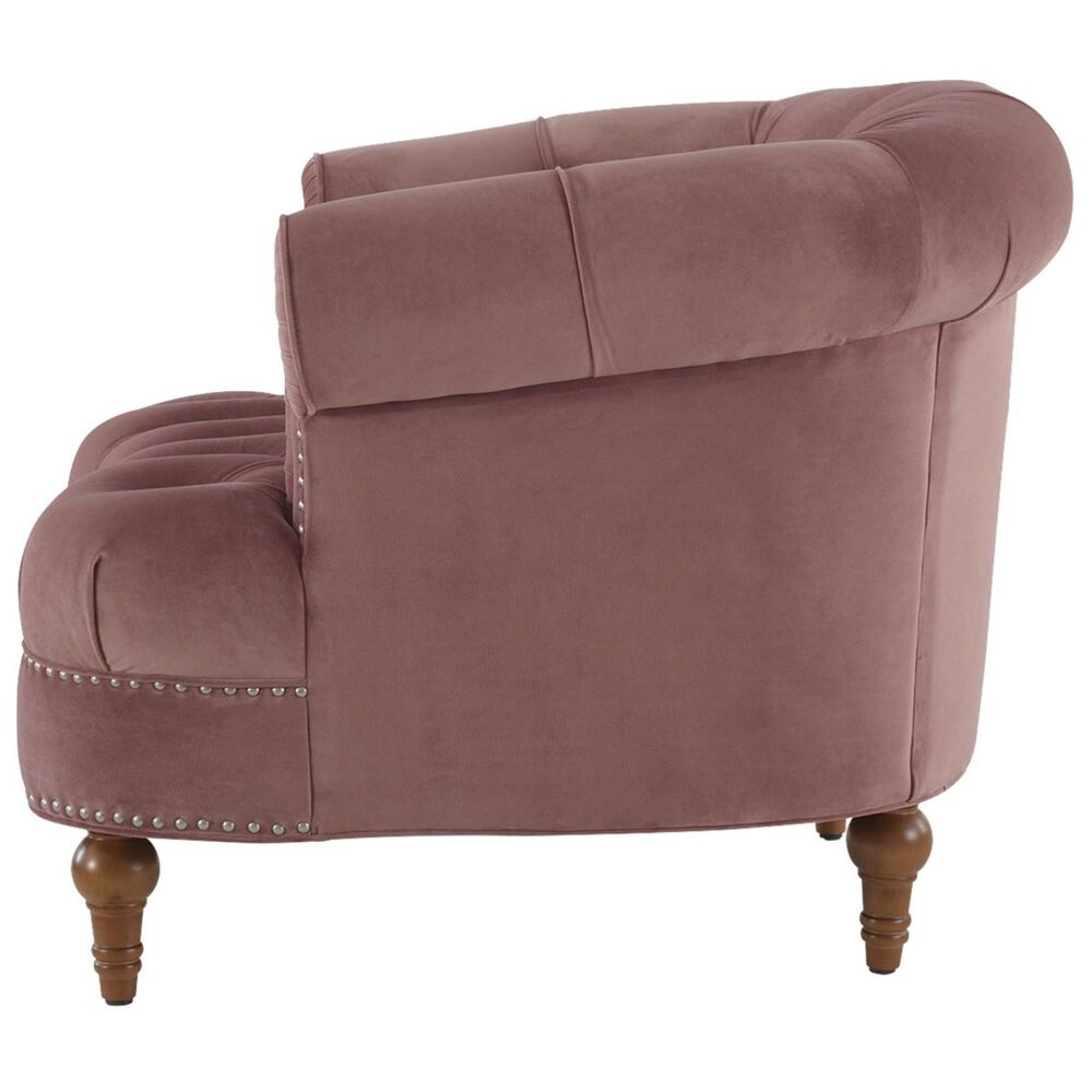 Jennifer Taylor Home La Rosa Victorian Tufted Accent Chair in Ash Rose
