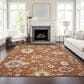 Dalyn Rug Company Portico PO6 Paprika 9" x 12" Area Rug, , large