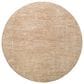 Surya Masterpiece Light Gray, Beige, Tan and Medium Brown 7"10" Round Area Rug, , large