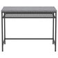 Sauder Market Commons Writing Desk in Slate Gray and Black, , large