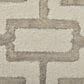 Feizy Lorrain 10" Round Gray and Ivory Area Rug, , large