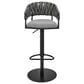 Blue River Blaise Swivel Adjustable Stool in Black, , large