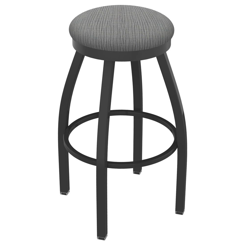 Holland Bar Stool 802 Misha 30" Swivel Bar Stool with Pewter and Graph Alpine Seat, , large