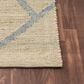 L&R Resources Willow Abstract Blue 7"9" x 9"9" Area Rug, , large