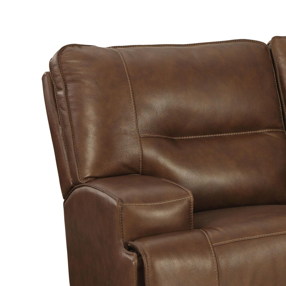 Ashley Francesca Power Reclining Loveseat with Console in Auburn, , large