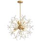Golden Lighting Dandelion 6-Light Chandelier in Matte Gold, , large