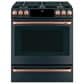 Cafe Handle and Knob Kit for Built-In Range in Brushed Copper, , large