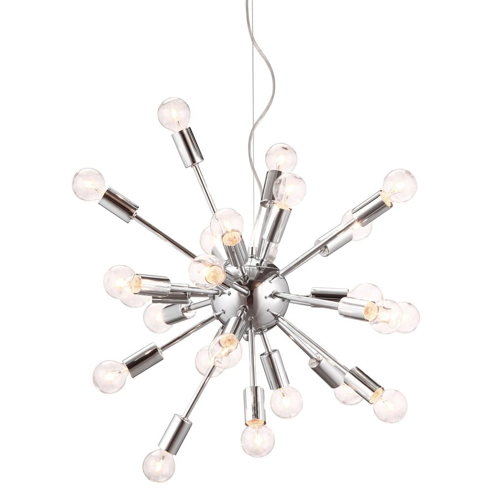 Zuo Modern Pulsar Ceiling Lamp in Chrome, , large
