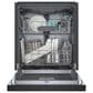 Bosch 300 Series 24"" Built-In Recessed Handle Dishwasher with 8 Wash Cycles in Black, , large