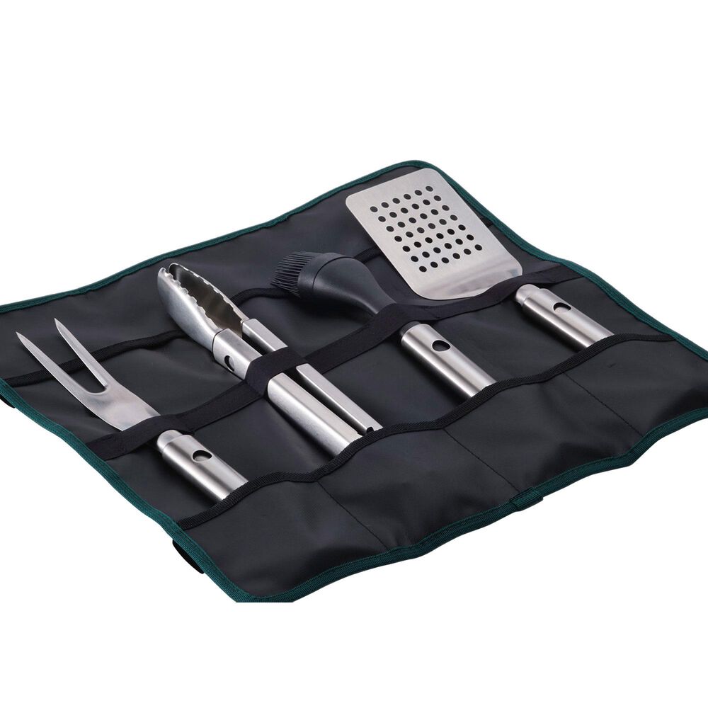 Joseph Joseph GrillOut BBQ Fork with Retractable Head in Stainless Steel, , large