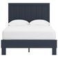 Ashley Simmenfort Full Platform Bed in Navy Blue, , large