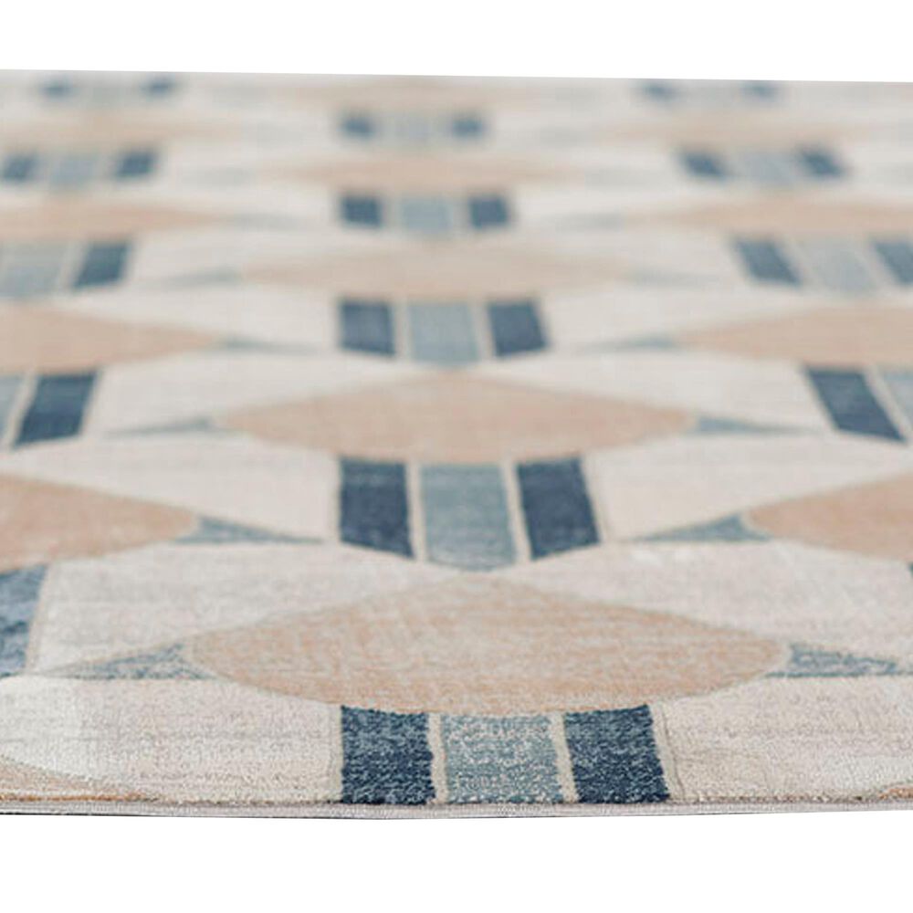 Momeni Edition EDI-1 1&#39;10&quot; x 2&#39;10&quot; Blue Area Rug, , large