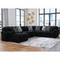 Ashley Midnight-Madness 4-Piece Sectional with Left-Facing Chaise in Onyx, , large