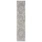 Nourison Astra Machine Washable 2"2" x 8" Grey and Blue Runner, , large
