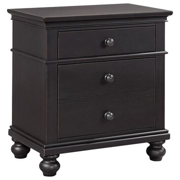 Riva Ridge Oxford 2 Drawer Nightstand in Rubbed Black, , large