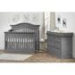 Oxford Baby Glenbrook 2-Piece Nursery Set with 4- In- 1 Crib and Dresser in Graphite Gray, , large