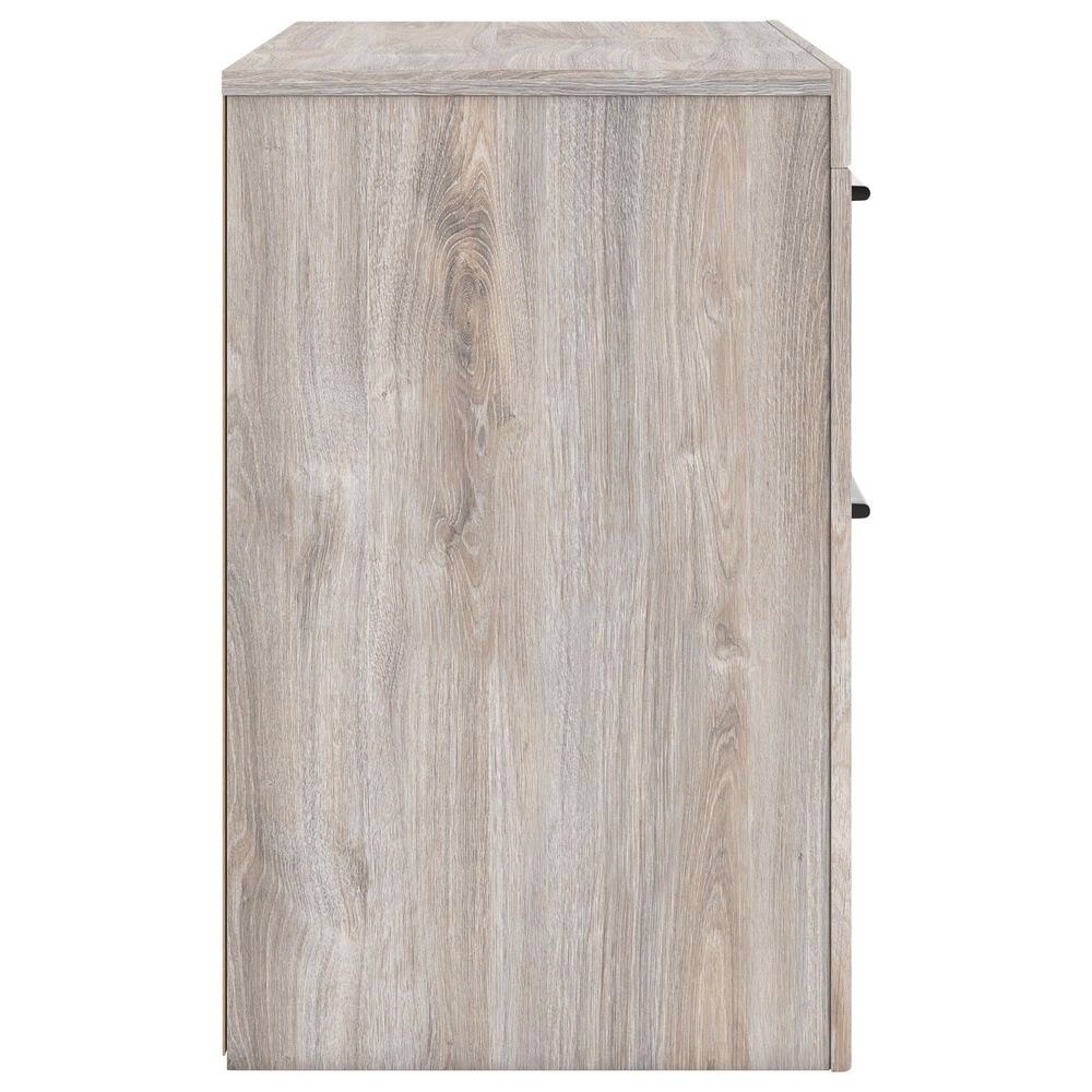 Ashley Broachmyn Twin Bed with Nightstand in Light Gray, , large