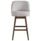 Armen Living Sadie 30" Swivel Bar Stool in Brown Oak, , large