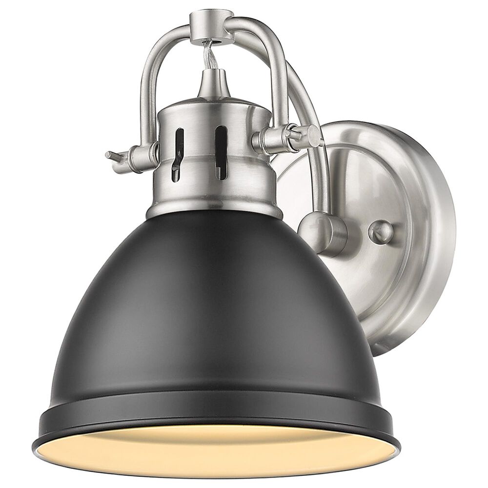 Golden Lighting Duncan 1-Light Bath Vanity in Pewter, , large