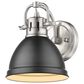 Golden Lighting Duncan 1-Light Bath Vanity in Pewter, , large