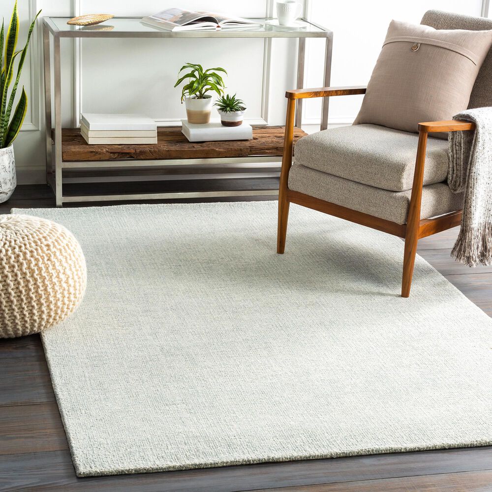 Surya Messina 4&#39; x 6&#39; Slate and White Area Rug, , large