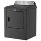 Maytag 7 Cu. Ft. Front Load Gas Dryer with Pet Pro Option in Volcano Black, , large