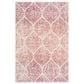 Safavieh Madison MAD604R 4" x 6" Cream and Fuchsia Area Rug, , large